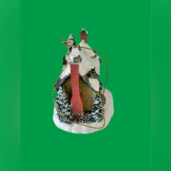 Thomas Kinkade’s illuminated Ornaments.  “Winter Morning” and “Village Christmas - Picture 5 of 13